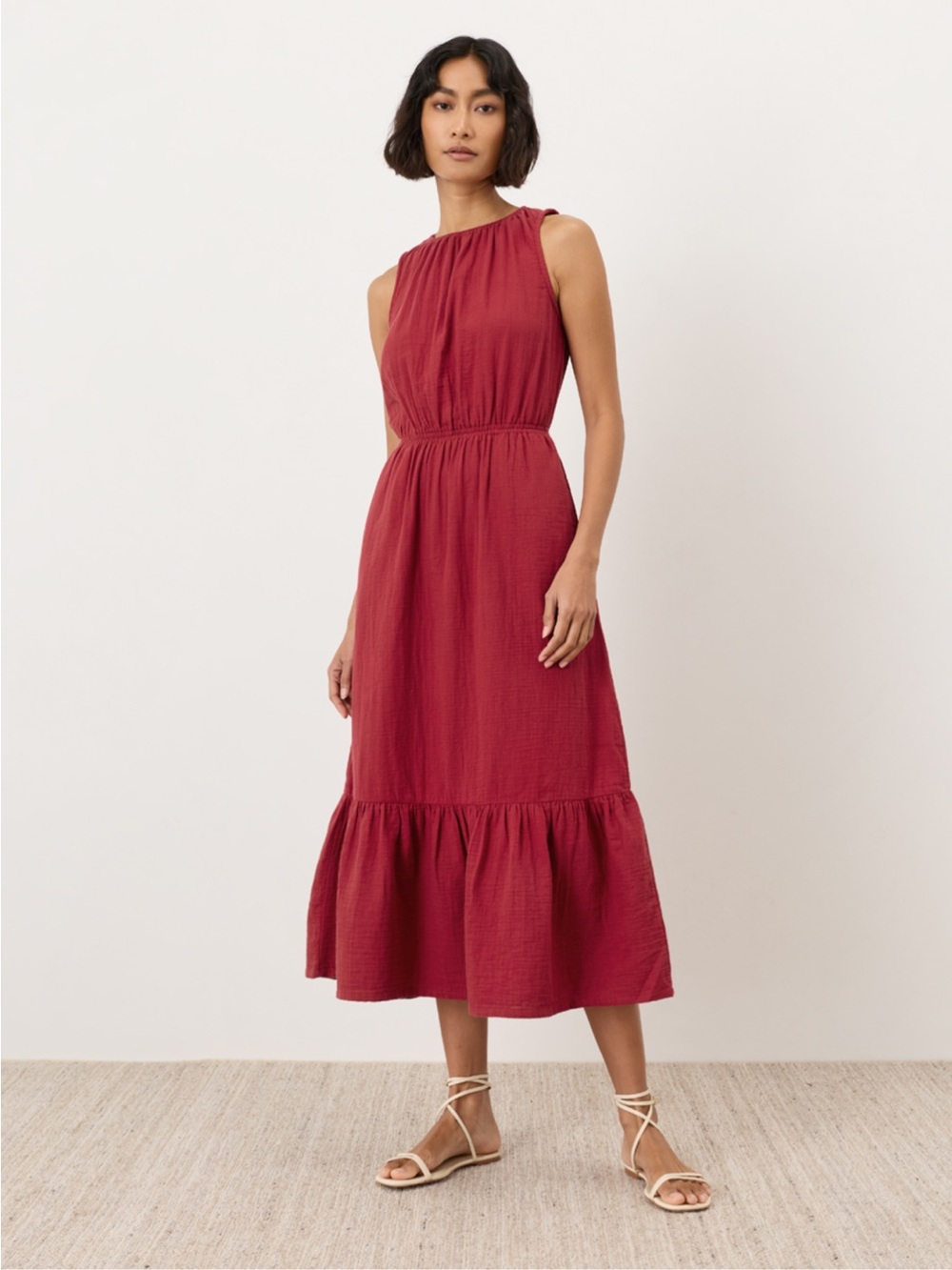 Pact Coastal Gauze Organic Cotton Dress